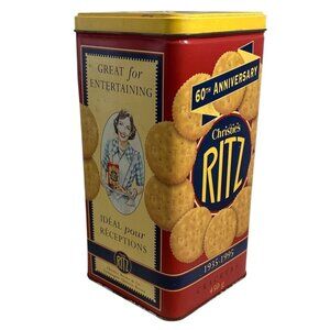 Christie Ritz Tin 60th Anniversary Collectible 1935-1995 Limited Edition